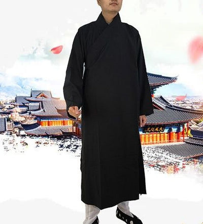 unisex high quality Summer&Spring black/blue taoist robe suits clothing taoism gown uniforms